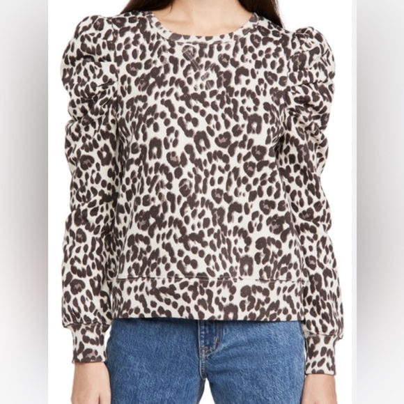 JANINE SWEATSHIRT IN LEOPARD MULTI - Picture 5 of 5